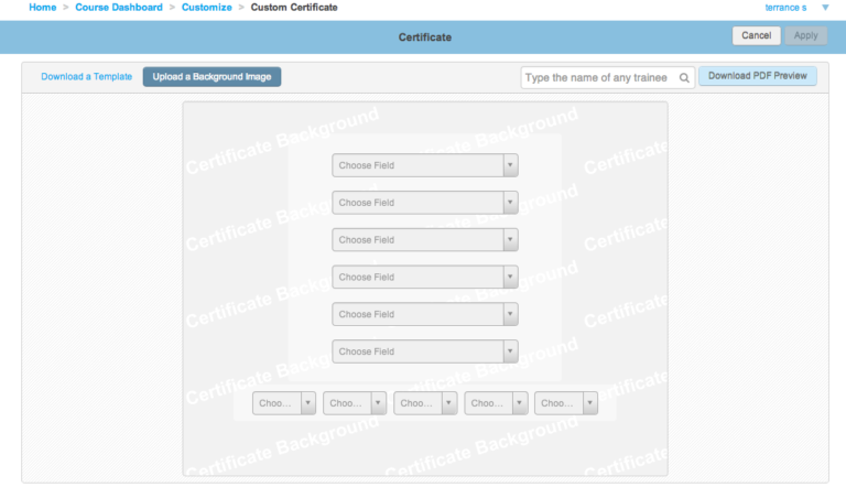 Customize Your Certificates