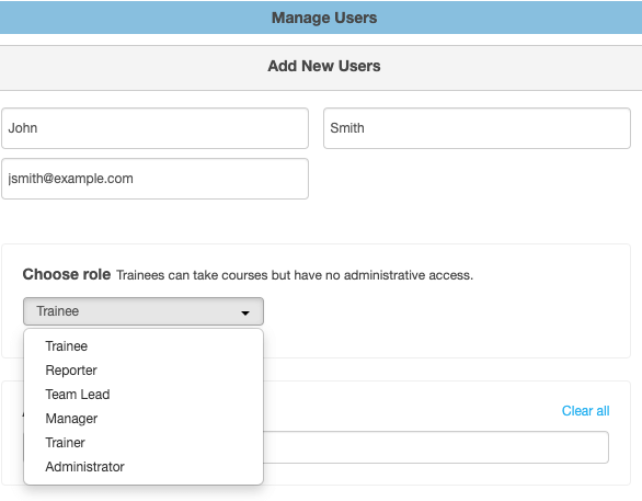 Mindflash LMS User Management